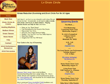 Tablet Screenshot of lvdrumcircle.com